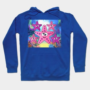 Colorful Funny Fish With Googly Eyes Hoodie